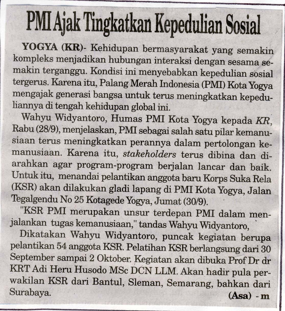 Kliping jogja terbaru